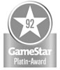 Gamestar Platin Award: Den GameStar Platin Award gibt es ab 90% Spielspaß-Punkten.